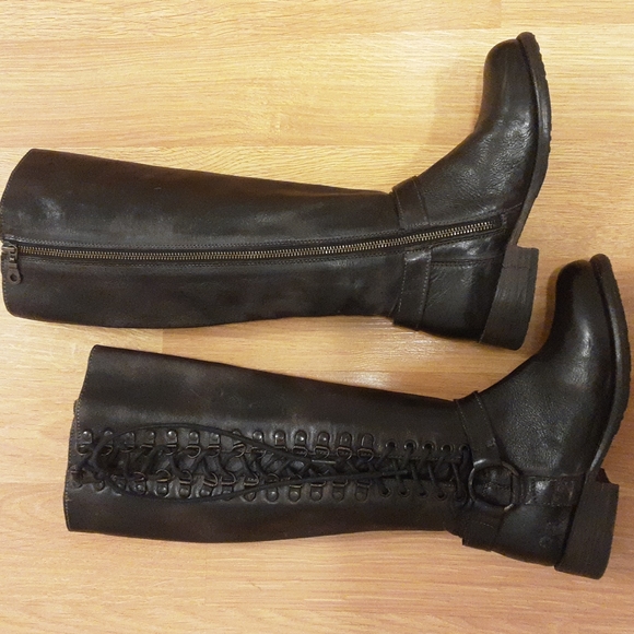 Bed Stu Shoes - Bed Stu Burnley Corset Riding Boot